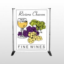 Wine 145 Pocket Banner Stand