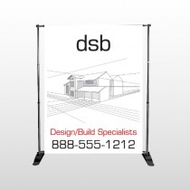 Builder 35 Pocket Banner Stand