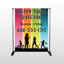 Happy Town 181 Pocket Banner Stand