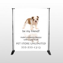 Pet Store 26 Pocket Banner Stand