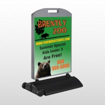 Bear Zoo 302 Wind Frame Sign