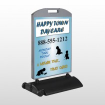 True Happy Care 182 Wind Frame Sign