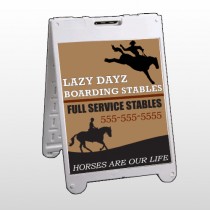 Boarding Stables 304 A Frame Sign