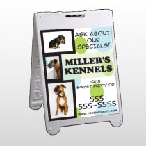 Dog Kennels 300 A Frame Sign