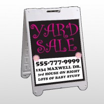 Pink Girl Sale 552 A Frame Sign