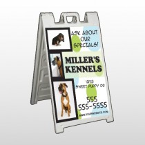 Dog Kennels 300 A Frame Sign