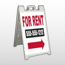 For Rent 46 A Frame Sign