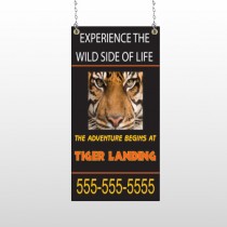 Tiger Landing 303 Window Sign