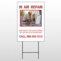 AC Repair 251 Wire Frame Sign