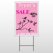 Bird Branch Sale 08 Wire Frame Sign