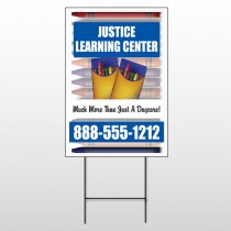 Crayons 184 Wire Frame Sign