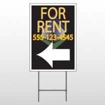 For Rent Corner 702 Wire Frame Sign