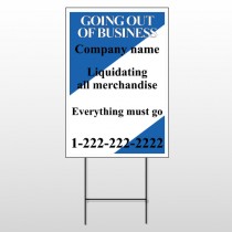 Going Out Sale 11 Wire Frame Sign