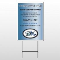 Paper & Figure 146 Wire Frame Sign