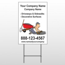 Paving 262 Wire Frame Sign