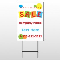 Square Circle Sale 15 Wire Frame Sign