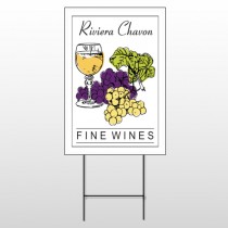 Wine 145 Wire Frame Sign
