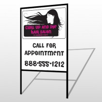 Hair 130 H Frame Sign