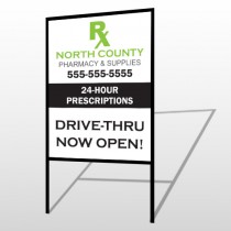 RX  North County 105 H-Frame Sign