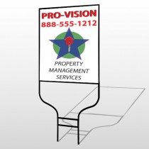 Property Management 363 Round Rod Sign