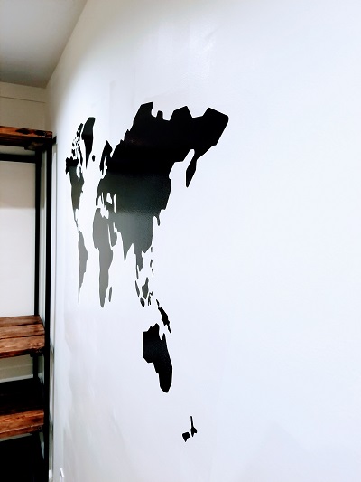 World Map Wall Decal