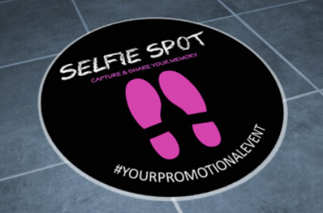 Selfie Spot Floor Decal